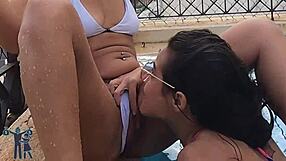 Friend Ditched Loser Boy We Fuck Poolside Publicly?