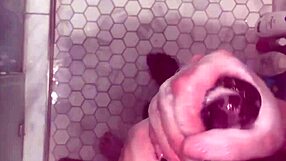 Stepbrother Convinces Stepsisters for First Shower Anal with Huge Cock