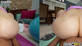 my heart races watching this young latina's shaved pussy gape from deepthroat creampie workout riding cowgirl missionary pov