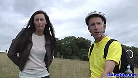 English milf bent over in lingerie heels and stockings doggystyled till cum floods her mouth!