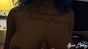 omg my fave whore is back ridin that huge black cock again part 3, her big tits bouncin wild n shes beggin for more cum