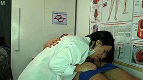 nurse gets wet seeing patient's huge erection ready for juicy latina pussy