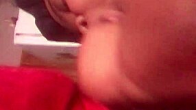 daddy dominates hairy housewife with dirty talk licks and tit beating