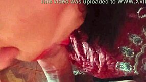 hot stepmom chats cuck hubby on phone during rough kitchen fuck