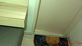 stepmom's big ass tempts me during bath as she bends over for creampie doggystyle