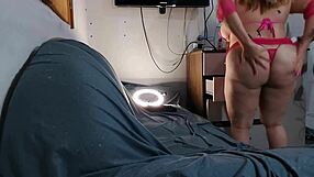 Damn, she lets that guy stretch her tight Brazilian ass wide open