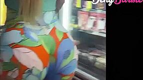 damn this blonde shakes huge ass in micro shorts at market, wanna slap?