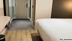 oh no i slipped n fucked my stepmom's tight holes by accident in our shared hotel room all night