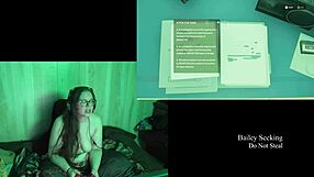 bbw brunette with glasses strips naked at lake house for fat tit play