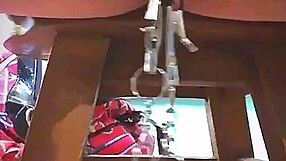 look at these big pink pussy lips dangle and stretch with weights