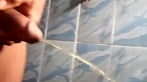 chubby ebony studs unleash monster cocks in outdoor peeing frenzy