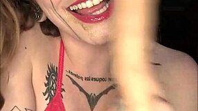 Malafalda Shoves Banana Ass to Mouth Food Play