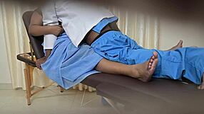 hidden cam catches indian doctor sneaking fuck with eager patient in hospital