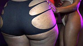 White boy losing it fucking black sluts in swingers club?