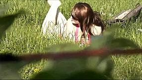 beautiful mature milf masturbates wet pussy big tits perfect ass naked public beach