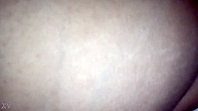 Girlfriend's Tight Leggings Hugging Her Juicy Round Ass Cheeks Perfectly