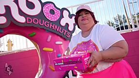 pinkbox doughnut girl caught with coworker then charms manager for job