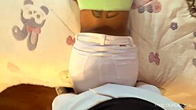 Skinny Colombian Teen's Ass Ripped By Monster Cock While She Chats With Cuck Boyfriend On Phone