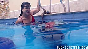 Sexy White Skin Moonblack's Pool Tease Hides Slow Week 52 Secrets