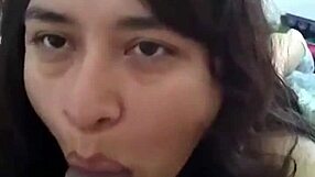 Aurora Estelar Swallows Mexican Milf's Hot Cum Breakfast Oral