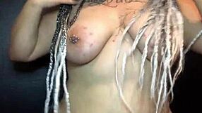 Raposinha Safada Teases Big Clit and Ass in Brazilian Cosplay Masturbation