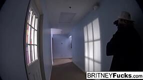 what if britney's big tits and pussy lead the blonde babe's golden heist?