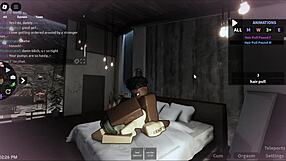 damn another white bitch with big tits gets wrecked by monster black cock in roblox condo game