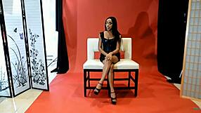 goddess eva spanks sissy into submission?