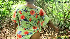 Big Black Cock Pounds BBW Ass Doggystyle Outdoors