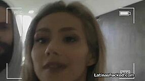 Busty Latina Bombshell Pounded Hard In Tight White Lingerie!