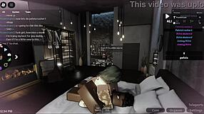 damn another white bitch with big tits gets wrecked by monster black cock in roblox condo game