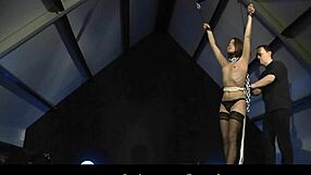 master ravages innocent teen's bdsm dreams with fierce whipping!