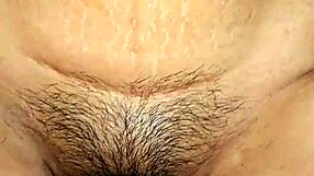 Vered's juicy latina milf pussy takes interracial creampie closeup