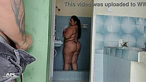 Chubby Big Tits Daughter In Law Bathes While Horny Stepson Watches Part 1