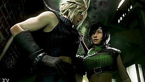 Bold Fantasy Burglar Delivers Intense Handjob To Lil Materia Thief Climax