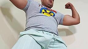 brazilian bear yuri gaucho's xxl cock unloads huge cum