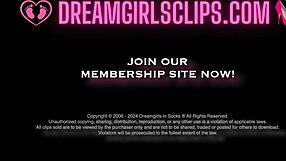 avery's interview starts with dream girl in socks licking feet nylon leggings domination casting