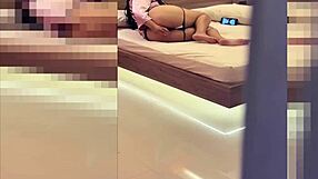 voyeur milf's curvy ass shakes as i sneak a horny masturbation quickie on her back!