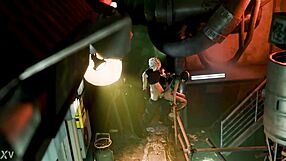 Bold Fantasy Burglar Delivers Intense Handjob To Lil Materia Thief Climax