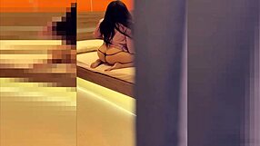 voyeur milf's curvy ass shakes as i sneak a horny masturbation quickie on her back!