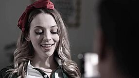 Older Teacher Praises Cheerleader Lily's Body