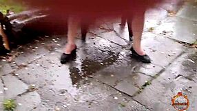 Klaudiaambergirl Fingers Natural Big Tits Milf Pussy Solo Masturbating During Storm Screaming