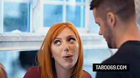 lauren phillips naked redhead stepmom rides stepson cock hard
