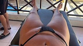 horny blonde lets tattoo artist suck her before dp with him and friend full video