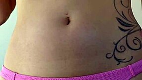 rubbing creamy sun lotion over her huge tits while flashing panties public beach