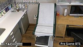 Night Shift Nurse Jewel Masturbates to Orgasm with Dildo