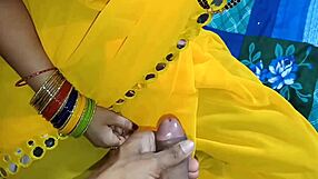 Karva Chauth Special Wife's Bedroom Creampie with Clear Hindi Dirty Talk