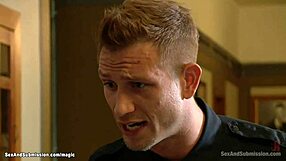 bound milf takes security guards' anal pounding deep and relentless