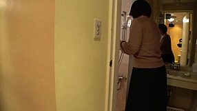 Pregnant japanese milf fucked hard in hotel room