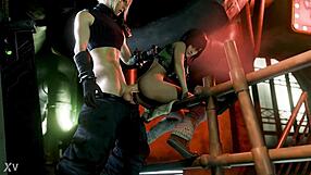 Bold Fantasy Burglar Delivers Intense Handjob To Lil Materia Thief Climax